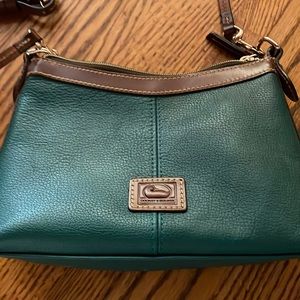 All leather slightly used Julian Burke classic handbag